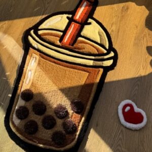 Dywan tuftingowy – Bubble tea - 60 × 100 cm