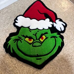 Dywan tuftingowy – Grinch - 80 × 100 cm